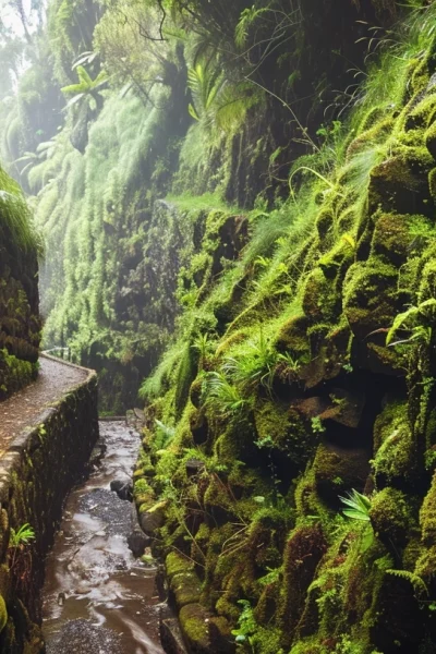 Madeira hidden waterfalls