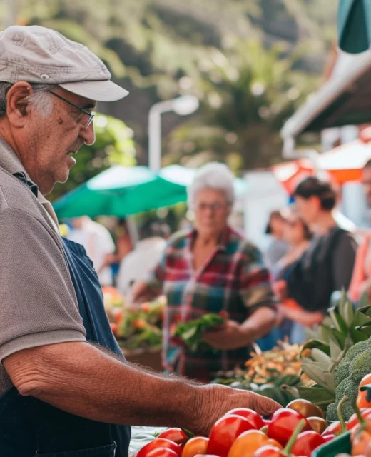 Madeira locals market